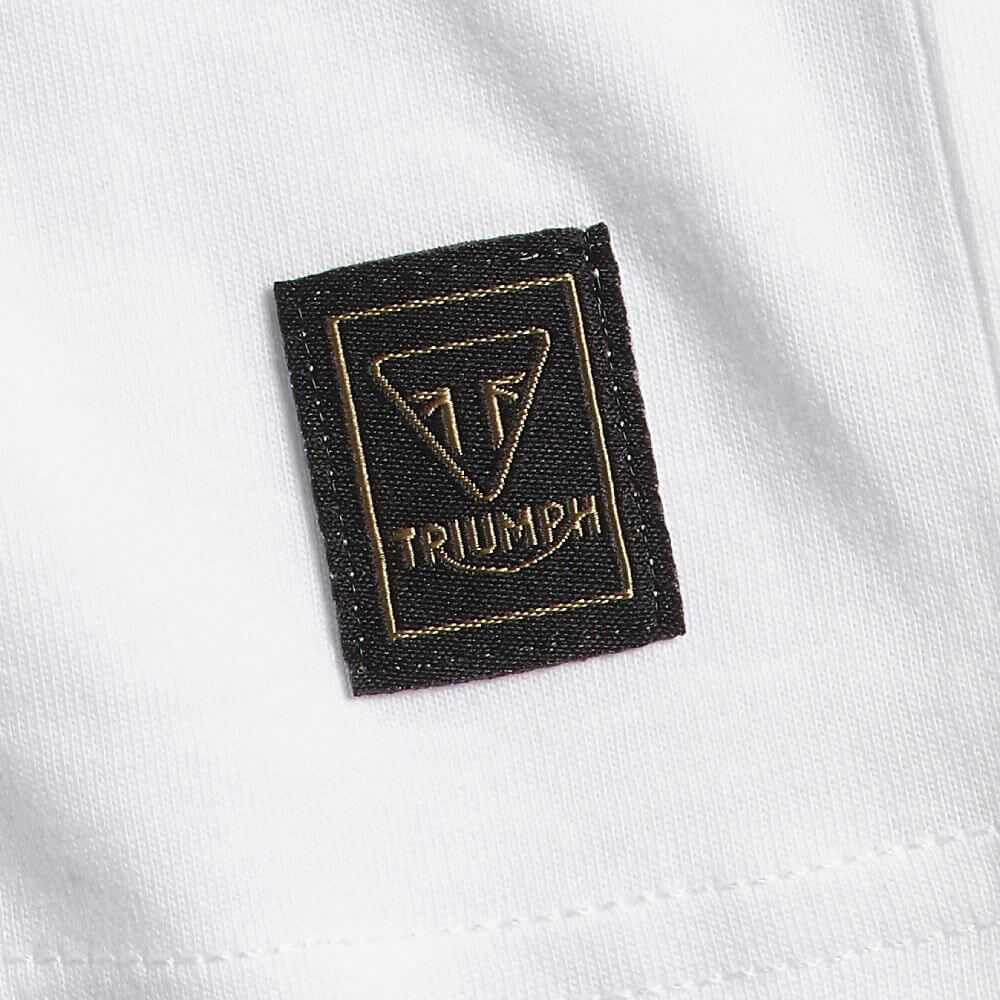 Bamburgh T-Shirt White / Black - Image 3