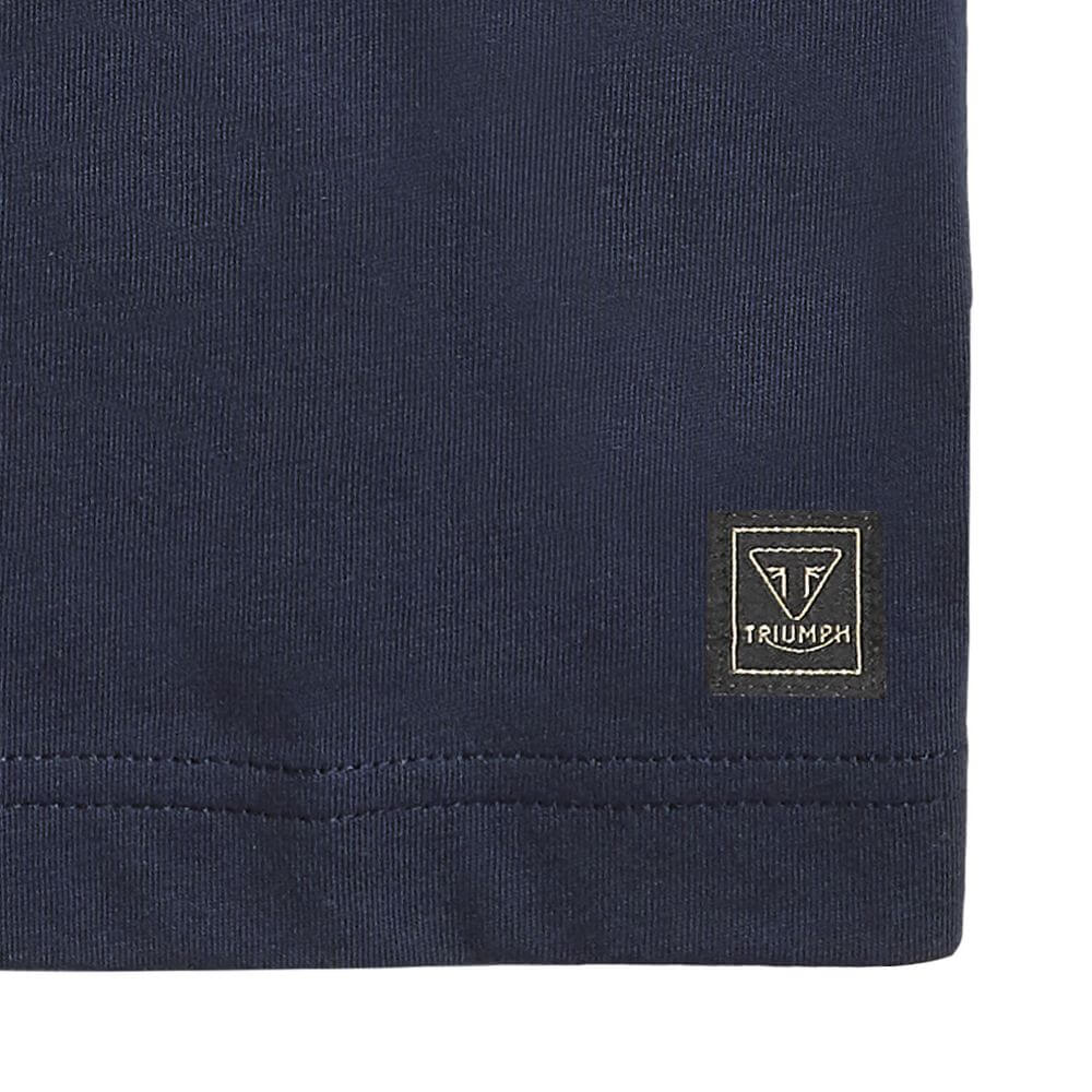 Burnham Tee Black Iris / Dull Gold - Image 3