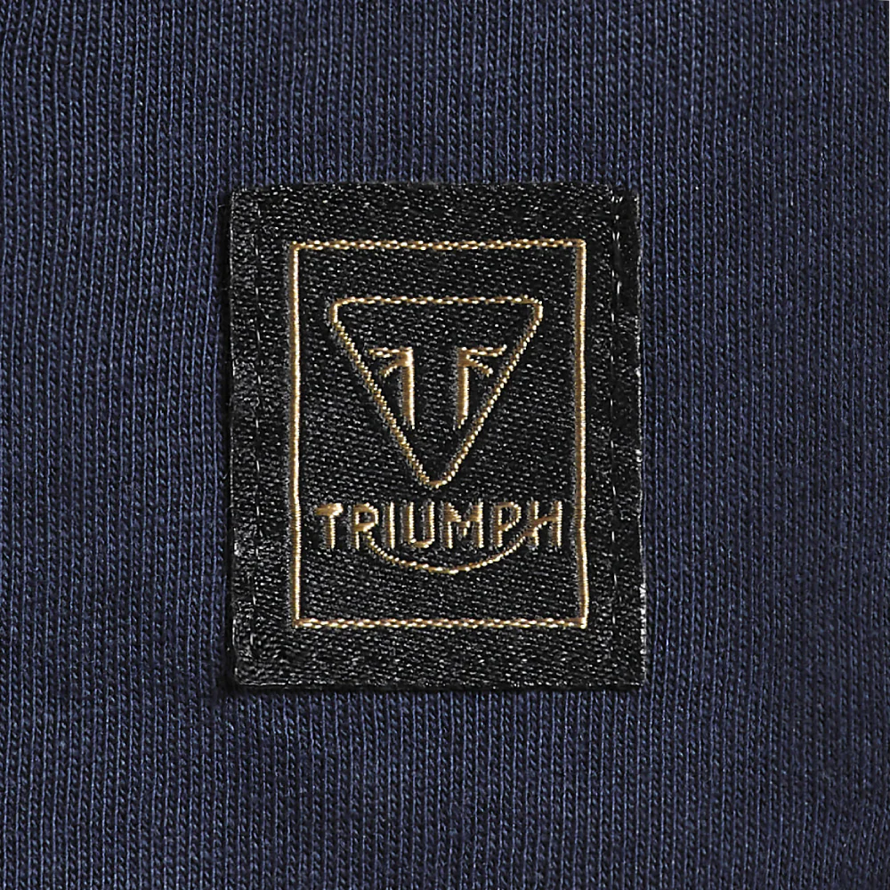 Cartmel Tee Black Iris / Dull Gold - Image 3