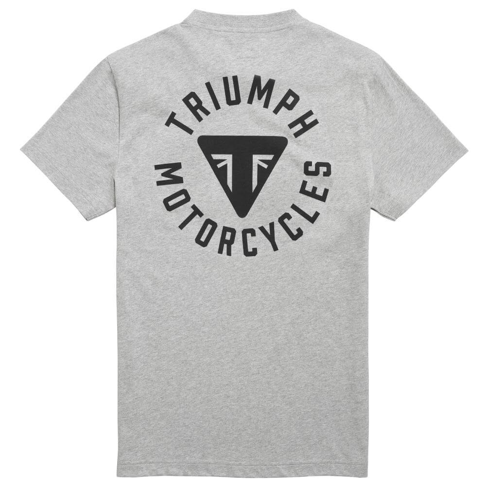 Newlyn T-Shirt Grey Marl / Black - Image 3
